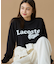 【オンライン限定】LACOSTE 鹿の子オーバーサイズプリント ロングスリーブTシャツ