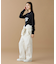 【オンライン限定】LACOSTE 鹿の子オーバーサイズプリント ロングスリーブTシャツ