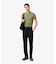 ウールブレンドセンタープレスチノパンツ