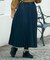 変形プリーツAラインスカート