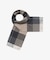 メリノウールブロックチェックマフラー