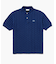 インディゴ鹿の子地ポロシャツ