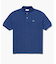 インディゴ鹿の子地ポロシャツ