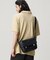 オシアン レザーフラップ ショルダーバッグ
