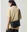 オシアン レザーフラップ ショルダーバッグ