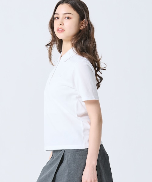 ダブルカラー鹿の子鹿の子ポロシャツ｜ラコステの通販｜&mall（アンド