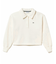 クロップド丈 ポロニットスウェットシャツ