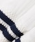 フランスメイド レース調リブニットボーダー ボートネックTシャツ