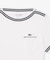 フランスメイド レース調リブニットボーダー ボートネックTシャツ