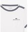 フランスメイド レース調リブニットボーダー ボートネックTシャツ