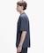 二層構造 消臭 速乾 UVカット ワンポイント アウトラインロゴクルーネック半袖Tシャツ