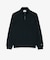 ハイネックエンボスハーフジップスウェットシャツ