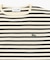 スクエアネックボーダー長袖Tシャツ