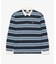 ボーダーラグビー鹿の子地ポロシャツ