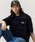 オーバーサイズ パイル地切り替え同色ボーダーTシャツ