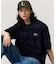 オーバーサイズ パイル地切り替え同色ボーダーTシャツ