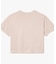 クロップド丈 ピグメントダイTシャツ