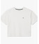 クロップド丈 ピグメントダイTシャツ