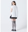 【オンライン限定】LACOSTE オーバーサイズ フレンチスリーブ サイドスリット クルーネックTシャツ