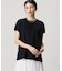 【オンライン限定】LACOSTE オーバーサイズ フレンチスリーブ サイドスリット クルーネックTシャツ