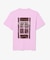 テニスコートバックプリントTシャツ
