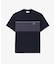 配色パイピングパネルボーダーTシャツ