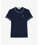 レーヨンブレンドトリム 配色ライン半袖Tシャツ