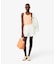 フロントボタン ランダムピッチリブニットタンクトップ