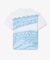 クローズアップワニロゴプリントTシャツ