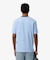 配色ネックリブリンガーネックTシャツ