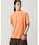 配色ネックリブリンガーネックTシャツ