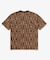 クールマックスブランドネームロゴ総柄Tシャツ