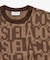 クールマックスブランドネームロゴ総柄Tシャツ