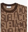 クールマックスブランドネームロゴ総柄Tシャツ