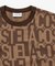 クールマックスブランドネームロゴ総柄Tシャツ