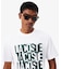 リピートロゴプリントコットンTシャツ