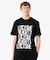 リピートロゴプリントコットンTシャツ