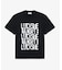 リピートロゴプリントコットンTシャツ