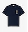 テニスグラフィックステッチ&プリントTシャツ
