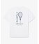 テニスグラフィックプリントTシャツ