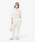 スカラップエッジデザイン フリルフェミニン半袖Tシャツ