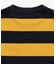 テクスチャーロゴ ボーダーロングスリーブTシャツ
