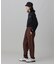 ネーム&ワニロゴグラフィック長袖Tシャツ