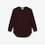 ラウンドヘム ワッフルロングスリーブTシャツ
