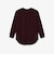 ラウンドヘム ワッフルロングスリーブTシャツ