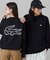 【オンライン限定】LACOSTE  オーバーサイズ 裏毛 バックプリント クルーネック スウェット