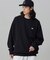 【オンライン限定】LACOSTE  オーバーサイズ 裏毛 バックプリント クルーネック スウェット