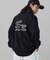 【オンライン限定】LACOSTE  オーバーサイズ 裏毛 バックプリント クルーネック スウェット