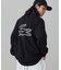 【オンライン限定】LACOSTE  オーバーサイズ 裏毛 バックプリント クルーネック スウェット