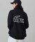 【オンライン限定】LACOSTE  オーバーサイズ 裏毛 バックプリント クルーネック スウェット